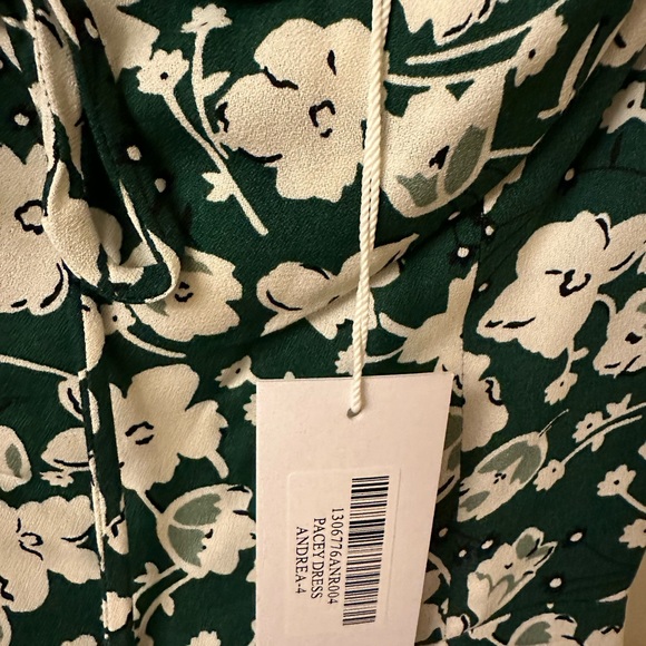 Reformation Pacey Mini Dress Andrea Sz 4 NWT - Picture 5 of 6